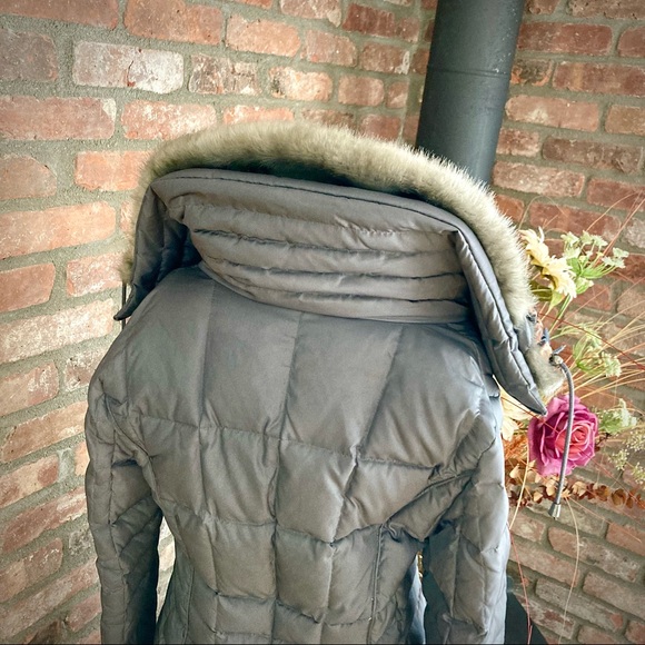 laundry by Shelli Segal grey/leopard winter coat - Picture 3 of 16